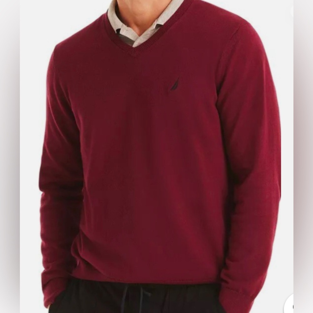 Nautica Nav-Tech Deep Red Pullover